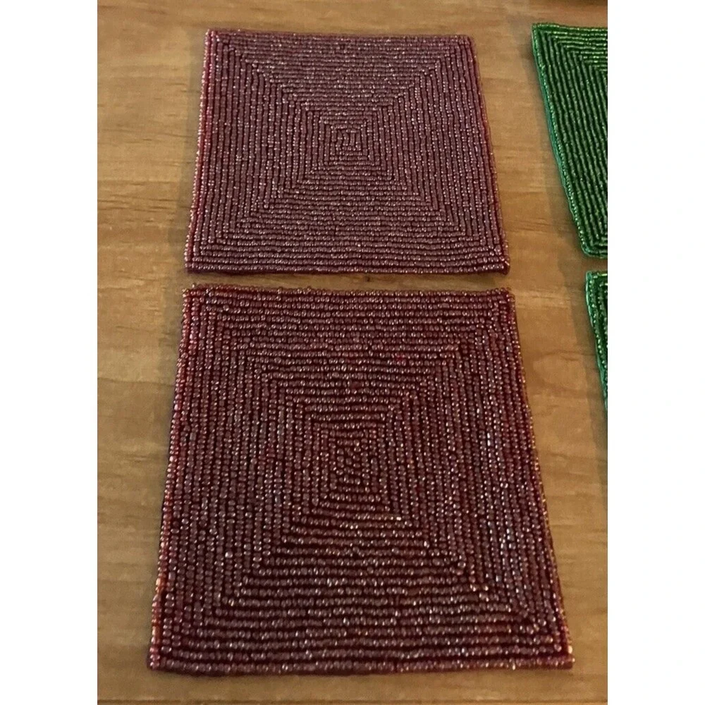 Set of 8 House of Lloyd - BEADED COASTERS IN A BAG 4